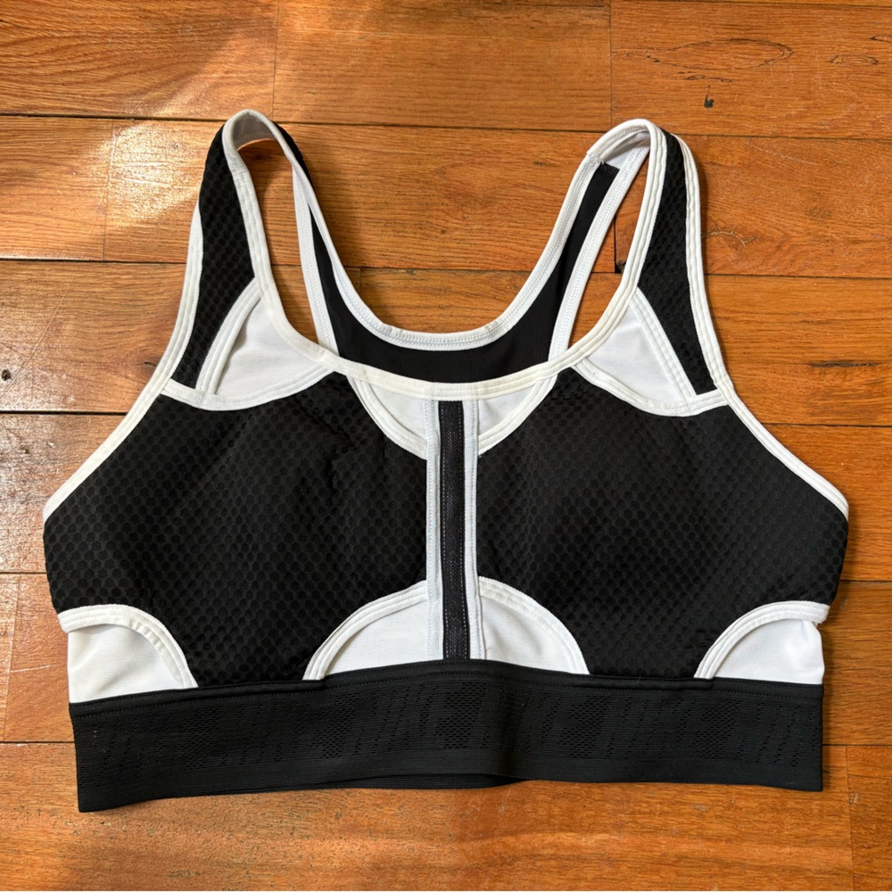 Nike Black and White Sports Bra
